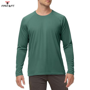 เสื้อแรชการ์ดป้องกันแสงแดด UPF 50+ สำหรับผู้ชาย พิมพ์โลโก้ได้ตามต้องการ ระบายอากาศได้ดี แห้งเร็ว ผ้าโพลีเอสเตอร์/ไนลอน ป้องกันแบคทีเรีย มีฮู้ด คลุมเต็มตัว - Product Image 1
