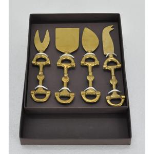 Tableware Accessories Luxury Gifts <b>Box</b> Decorative Cheese Knife Sets Gold Cutlery Set For <b>Bakery</b> Cafe Use Wedding Decor Latest - Product Image 4