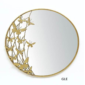 Modern Luxury Metal Wall <b>Mirror</b> Attractive Oval Shape for Home for Living Room Bedroom <b>Bathroom</b> Decorative Use for Restaurant - Product Image 3