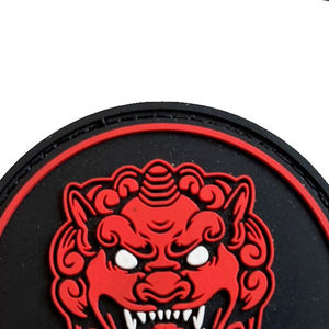 Custom Logo High Quality Embossed Rubber <b>Sew</b>-<b>On</b> PVC <b>Patches</b> for Hats and Clothing-Silicone Soft Rubber - Product Image 6