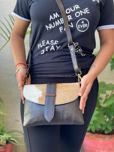 Nuevo bolso de cuero de piel de vaca occidental Real, bandolera, elegante, superventas, estilo único, bandolera para mujer - Product Image 2