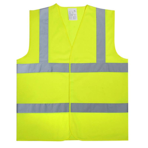 High-Visibility Reflective Safety <b>Vest</b> with Pockets Construction Workwear for <b>Men</b> and Women with Custom - Product Image 2