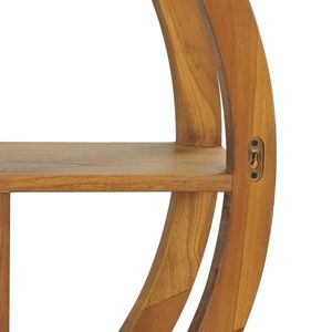 Étagère murale en teck massif 31,5 x 6,9 x 31,5 po - Product Image 5