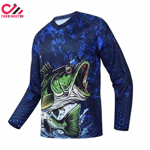 Camisetas de Pesca de Secado Rápido para Hombre, Personalizables, Manga Larga, Protección UV, Camiseta de Compresión al por Mayor, Diseña tus Propias Camisetas de Natación - Product Image 1