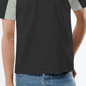 Summer <b>T</b> <b>Shirt</b> Men Short Sleeve Applique Gradient Streetwear Oversized Loose Fit Wrinkle Cotton <b>Polyester</b> - Product Image 5