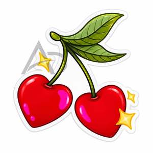 Porta Pestañas Acrílico con Diseño de Cereza y Corazón, con Imanes, Impresión de Logotipo Personalizado, Diseño Brillante de Cereza - Product Image 5