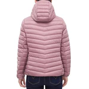 Nouvelle arrivée, veste matelassée en tricot pour femme, de haute qualité, imperméable, respirante, fermeture éclair, capuche, vêtements d'hiver pour la rue - Product Image 4