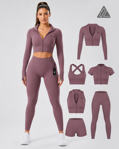 New Arrival Hot Sale Women Sports Suits Exercise <b>Yoga</b> <b>Set</b> Gym Outfits Fitness Wear Women's <b>Yoga</b> Two Piece <b>Set</b> - Product Image 5