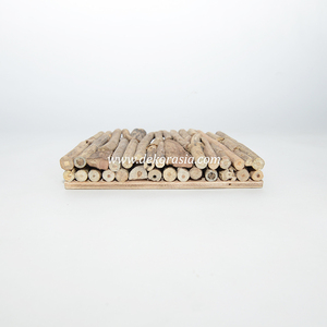 Plateforme murale miniature en bois flotté naturel pour reptiles, oiseaux et petits animaux – Décoration suspendue pour intérieur – Dekor Asia - Product Image 2