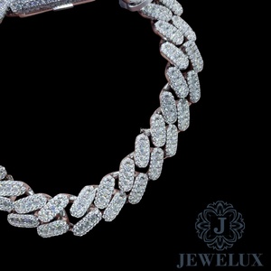New Arrival Moissanite Tennis Bracelet Iced Out Hip Hop Jewelry <b>for</b> <b>Men</b> Women Custom Length Gold Plated <b>Silver</b> Chain Wholesale - Product Image 2