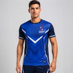 Customized Design <b>Soccer</b> Jersey Blank Plain Style Heat-Transfer Printing Sports Player Unisex Short Sleeve Breathable Quick Dry - Product Image 1