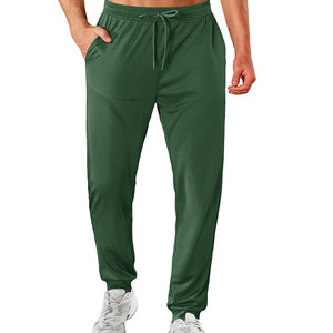 Pantalones Deportivos Ligeros de Lona 100% Algodón para Hombre, de Secado Rápido, Impermeables, con Cintura Elástica, para Correr, Gimnasio, Entrenamiento, Atletismo - Product Image 1