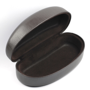 Custom Logo Solid <b>Black</b> <b>Rectangle</b> High-End PU Leather <b>sunglasses</b> cases - Product Image 3