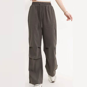 Haute qualité femmes décontracté Caro pantalon taille moyenne plat avant coton tissu Anti-boulochage pour la saison de printemps en gros disponible - Product Image 2