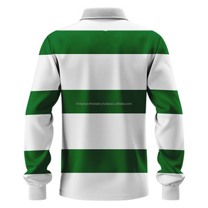 Camiseta de Rugby Unisex con Logotipo Personalizado, Manga Corta, 100% Poliéster, Ropa Deportiva Estampada para Equipos - Product Image 2
