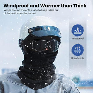 Wholesale Windproof Dustproof Head Neck <b>Cover</b> Face Mask Custom Logo Motorcycle Balaclava <b>for</b> Ski Men Women - Product Image 3