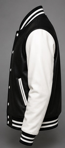 เสื้อแจ็คเก็ตวาร์ซิตี้คุณภาพสูงสำหรับผู้ชายพร้อมปกตั้ง - Product Image 4