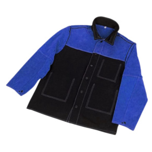 Vêtements de sécurité pour travaux lourds en gros, veste de protection individuelle en cuir de vachette résistant au feu pour le corps - Product Image 2