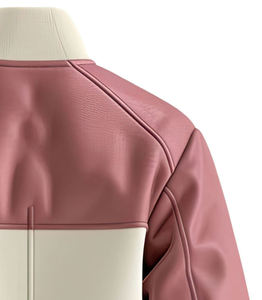 Chaqueta de Cuero Genuino para Mujer, Diseño Moderno, Tejida en Piel de Vacuno, con Logotipo Personalizado, Estilo Rock, Resistente al Viento, Transpirable, con Cierre de Cremallera - Product Image 6