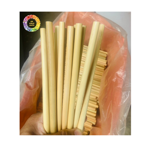 Usine de pailles en bambou, pailles à boire réutilisables faites à la main, pailles à boire jetables en bambou naturel, biodégradables - Product Image 1