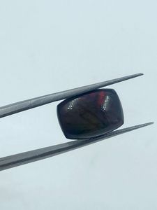 Black Heated Top Quality Natural <b>Fire</b> Opal Rectangle Cut Loose <b>Stone</b> 5.50Carat 11x15MM for Jewelry Making - Product Image 1
