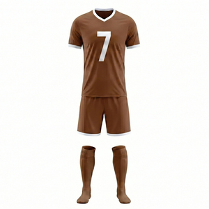 Uniformes de Fútbol Personalizados de Alta Calidad para Adultos, Conjuntos de Uniformes de Fútbol Sublimados Transpirables de Secado Rápido, Servicio OEM - Product Image 2