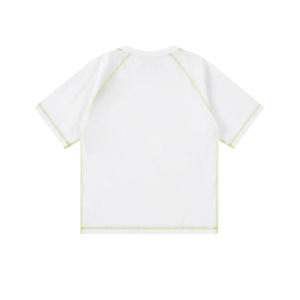 Camisetas de Moda de 240 g/m², 100 % Algodón, Mangas Raglán, Costuras Expuestas, Logotipo Bordado Personalizado de Verano, 4 Colores, para Adultos y Niños - Product Image 6