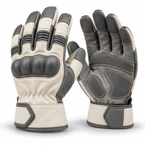 Gants de sécurité en cuir avec bracelet réglable, anti-impact, antidérapants, épaisseur 10 mil, sans latex, résistants à l'abrasion, protection au travail - Product Image 5