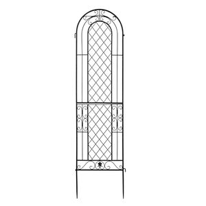 Set di 2 Tralicci da Giardino in Ferro Antiruggine 40x150 cm, Pannelli Impermeabili per Recinzioni, Cancelli, Balconi e Supporti per Piante - Product Image 1
