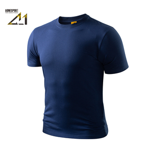 T-shirt décontracté pour homme, coupe classique, 210 g/m², respirant, à manches courtes, avec épaules tombantes et col rond - Product Image 5