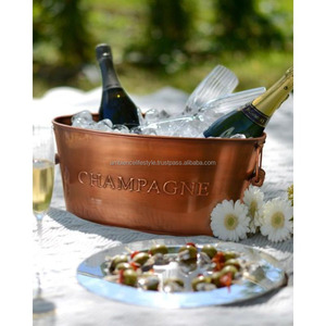 Heavy Quality Metal <b>Ice</b> Bucket Beverage <b>Cooler</b> Rust Resistant Durable Design Ideal For Hotel Restaurant Bar Use - Product Image 4