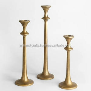 Wholesale Lot Vintage Brass <b>Candle</b> Stands <b>Small</b> & Tall Metal Taper <b>Candle</b> Holders for Event Rental Companies - Product Image 2