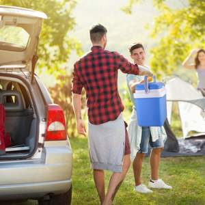 Réfrigérateur et chauffe-plat portable 24L 12V pour voiture, maison et voyage – Glacière double usage pour voiture - Product Image 6