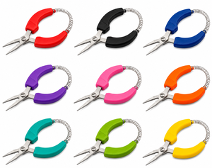 Pince à bec de chat avec poignée ergonomique 100 mm à ressort pour la mise en forme de fils de bijouterie ZetomedPro - Product Image 3