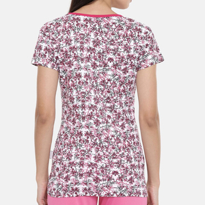 Camisetas Casuales de Manga Corta para Mujer, Cuello en V, 100% Algodón, Ecológicas, Antiarrugas, de Secado Rápido, Lisas y Teñidas - Product Image 2