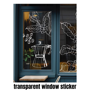 Autocollant de fenêtre en vinyle transparent imprimé UV personnalisé, décoration de verre transparente - Product Image 6