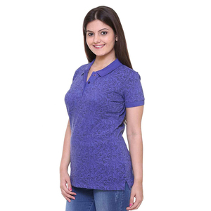 Polos de Golf para Mujer, Corte Clásico, a la Moda, Nueva Colección, 100% Algodón, Diseño Sólido Informal, Apliques de Verano, Transpirables - Product Image 1