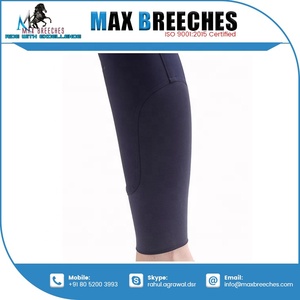 Pantalones ecuestres Jodhpurs de cintura alta de proveedor indio con parche de rodilla estampado de silicona Pantalones de equitación Venta de exportación - Product Image 6