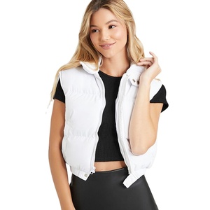 Wholesale Custom Logo Knitted Breathable Quilted Women's Winter Sleeveless <b>Jacket</b>-Warm Fashion Streetwear - Product Image 5