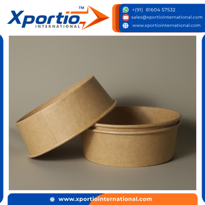 Bol à salade le plus vendu avec couvercle en PET, en papier kraft résistant à l'huile et à la graisse, emballage en vrac pour la livraison de repas et les services à emporter - Product Image 5