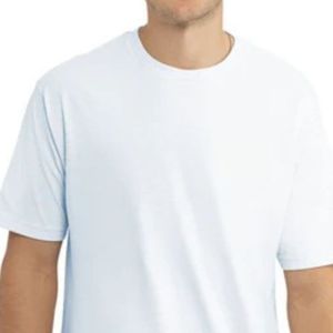 <b>White</b> Mens Plain Crew Neck Short Sleeve T Shirt Soft Cotton Casual Oversized Tee Breathable Summer Streetwear Custom Wholesale - Product Image 4