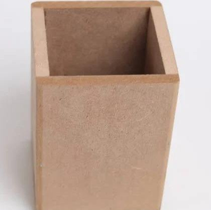 Customized Square Wooden Pen Holder & Pencil Stand Desktop Organizer with Calendar for Hotel Tables - Product Image 1