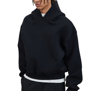 Sudadera con capucha de algodón premium, personalizada con bordado, con bolsillo canguro y mangas largas - Product Image 3
