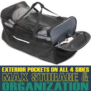 New NAPA INDUSTRIES Large Space Lightweight Canvas <b>Ice</b> Hockey <b>Bag</b> 50-70L Best Luggage Friend Factory Selling - Product Image 6