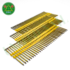 Clavos de tira de plástico de acero industrial cromados con vástago liso para pistola de clavos, cabeza a cuadros, proveedor de Vietnam - Product Image 3