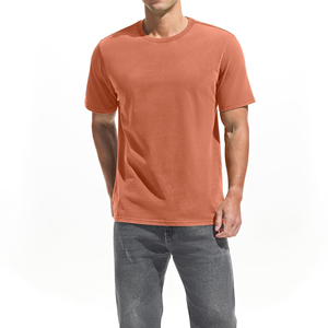T-shirts pour hommes en gros à prix abordable, personnalisés, de haute qualité, 100 % coton, coupe ample, formels, unis, à séchage rapide, style Ringer - Product Image 1