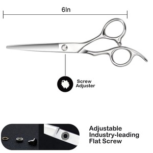 Nouvel Arrivage – Ciseaux de Coiffure Professionnels en Acier Inoxydable Personnalisés pour Salons et Barbiers, Modèle Gaucher Haut de Gamme - Product Image 2