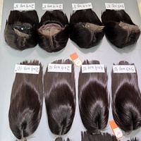 Perruques Lisses Extensions de Cheveux Durables 100% Cheveux Humains Vierges Bruts Non Transformés Remy du Vietnam