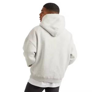 Hoodie for Men Custom Logo French Terry Embroidery Plain Cropped hoodies 100% cotton silk 2026 Latest Design Hoodie for Men - Product Image 2