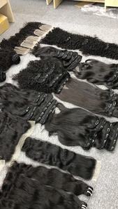 Hot Item <b>Clip</b>-<b>in</b> Natural Straight 100% Vietnamese Virgin Natural <b>Color</b> <b>Hair</b> Raw Straight <b>Hair</b> <b>Extensions</b> UPS DHL FEDEX - Product Image 6